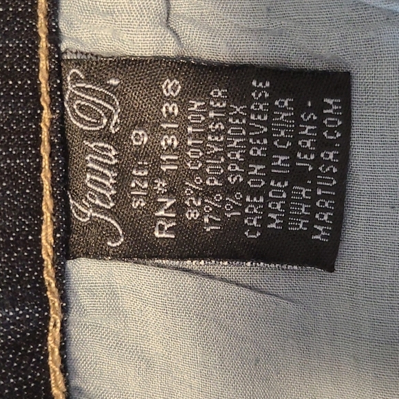 Jeans D Embellished Long Denim Skirt - Size 9 - Picture 5 of 10